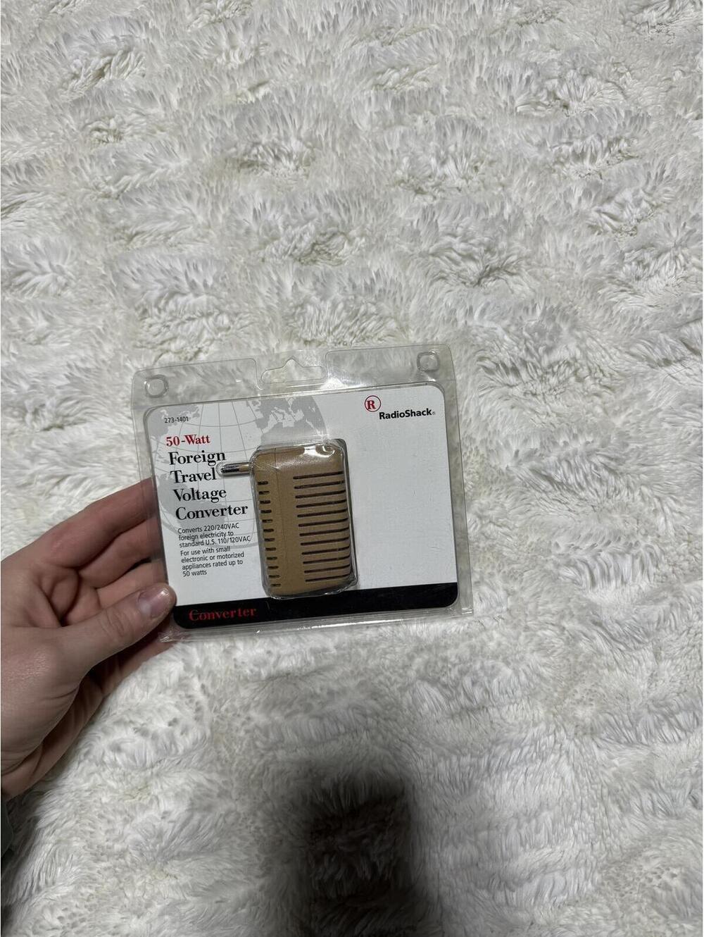 RadioShack 50-Watt Foreign Travel Voltage Converter